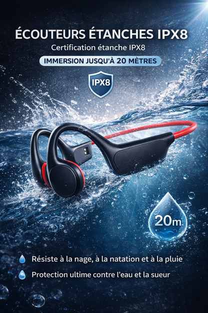 WAVR - écouteurs à conduction osseuse