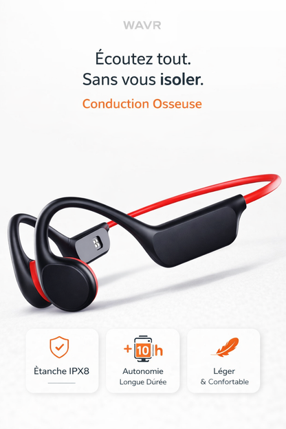 WAVR - écouteurs à conduction osseuse